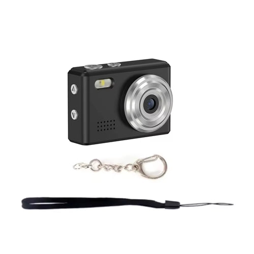 Mini Shaped Camera with 0.96In Screen and Flash Kids Camera as Birthday Gifts Pocket Digital Camera Sports DV Keychain Bodycam