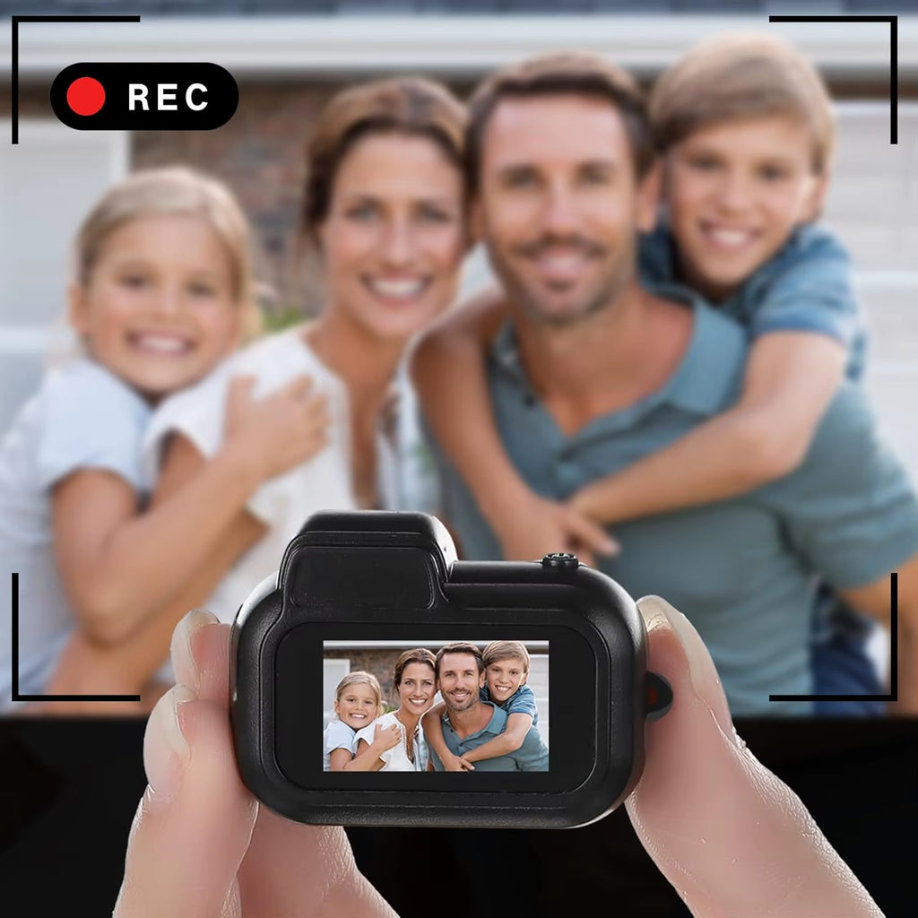 Mini Keychain Digital Camera for Kids Y3000 with TF Card Support and Display Microcamcorder