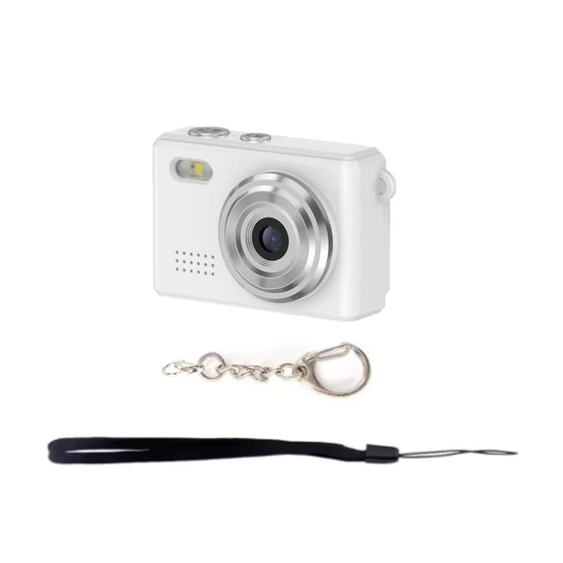 Mini Shaped Camera with 0.96In Screen and Flash Kids Camera as Birthday Gifts Pocket Digital Camera Sports DV Keychain Bodycam