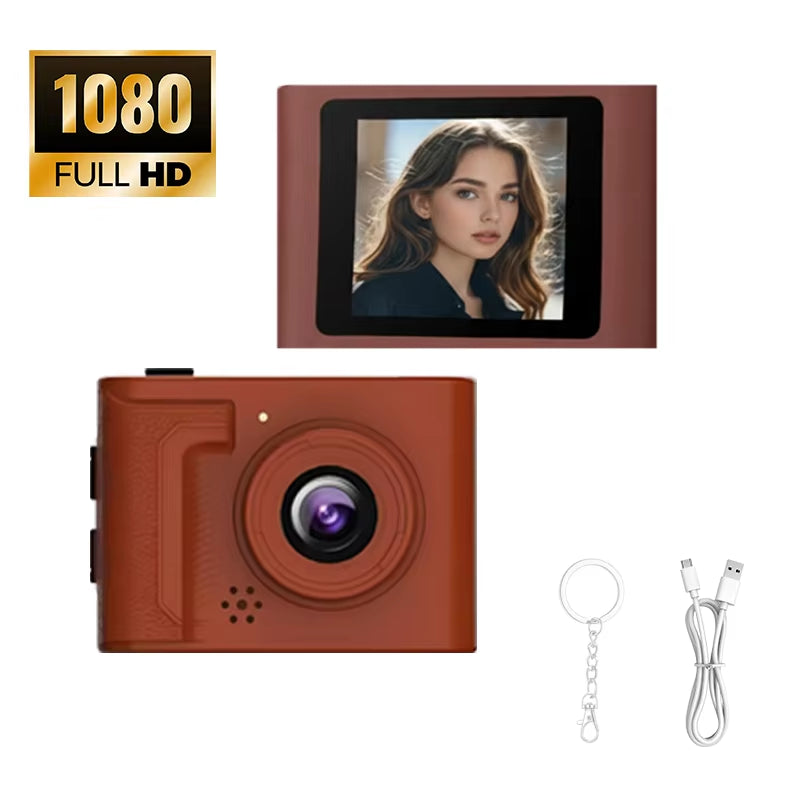 Mini Keychain Digital Camera for Kids Y3000 with TF Card Support and Display Microcamcorder