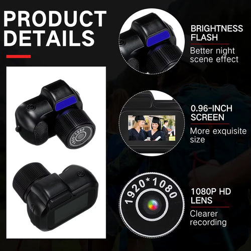 Mini Keychain Digital Camera for Kids Y3000 with TF Card Support and Display Microcamcorder