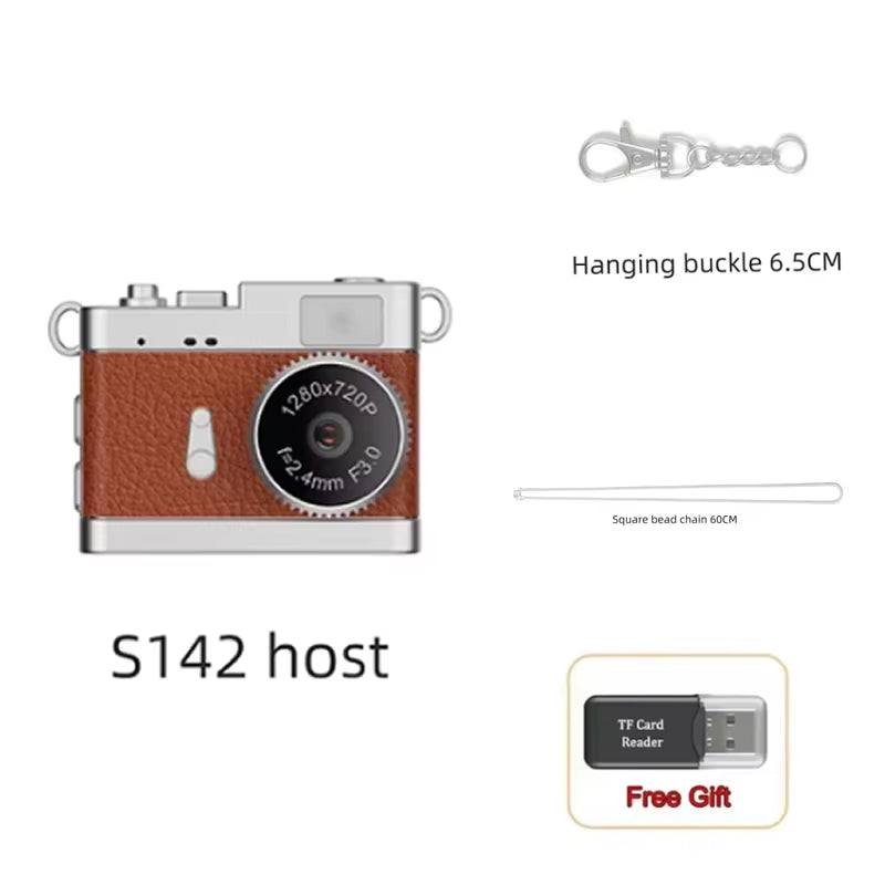 Mini Keychain Digital Camera for Kids Y3000 with TF Card Support and Display Microcamcorder